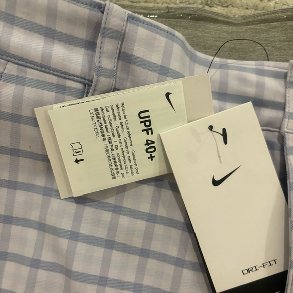 NWT Nike Golft Dri-FIT UV Plaid Chino Shorts - Picture 4 of 5